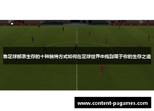 靠足球部落生存的十种独特方式如何在足球世界中找到属于你的生存之道