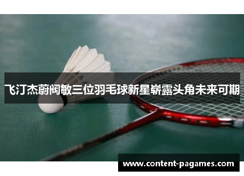 飞汀杰蔚阀敏三位羽毛球新星崭露头角未来可期